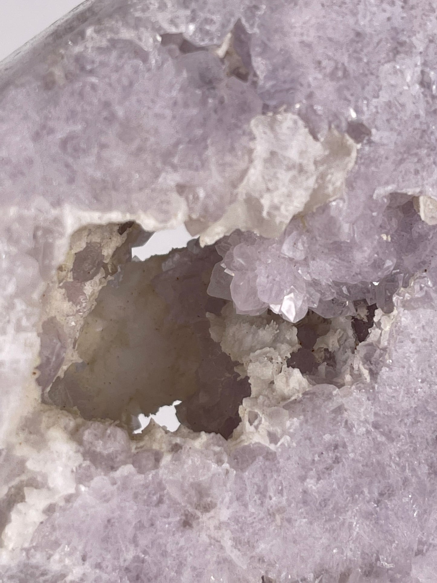 Pink Amethyst Moon Carving